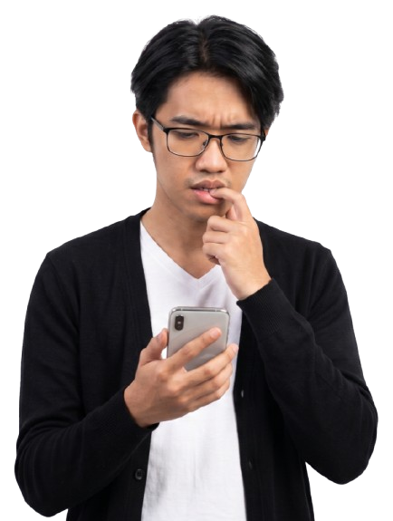 Seseorang yang sedang ingin makan tetapi malas keluar